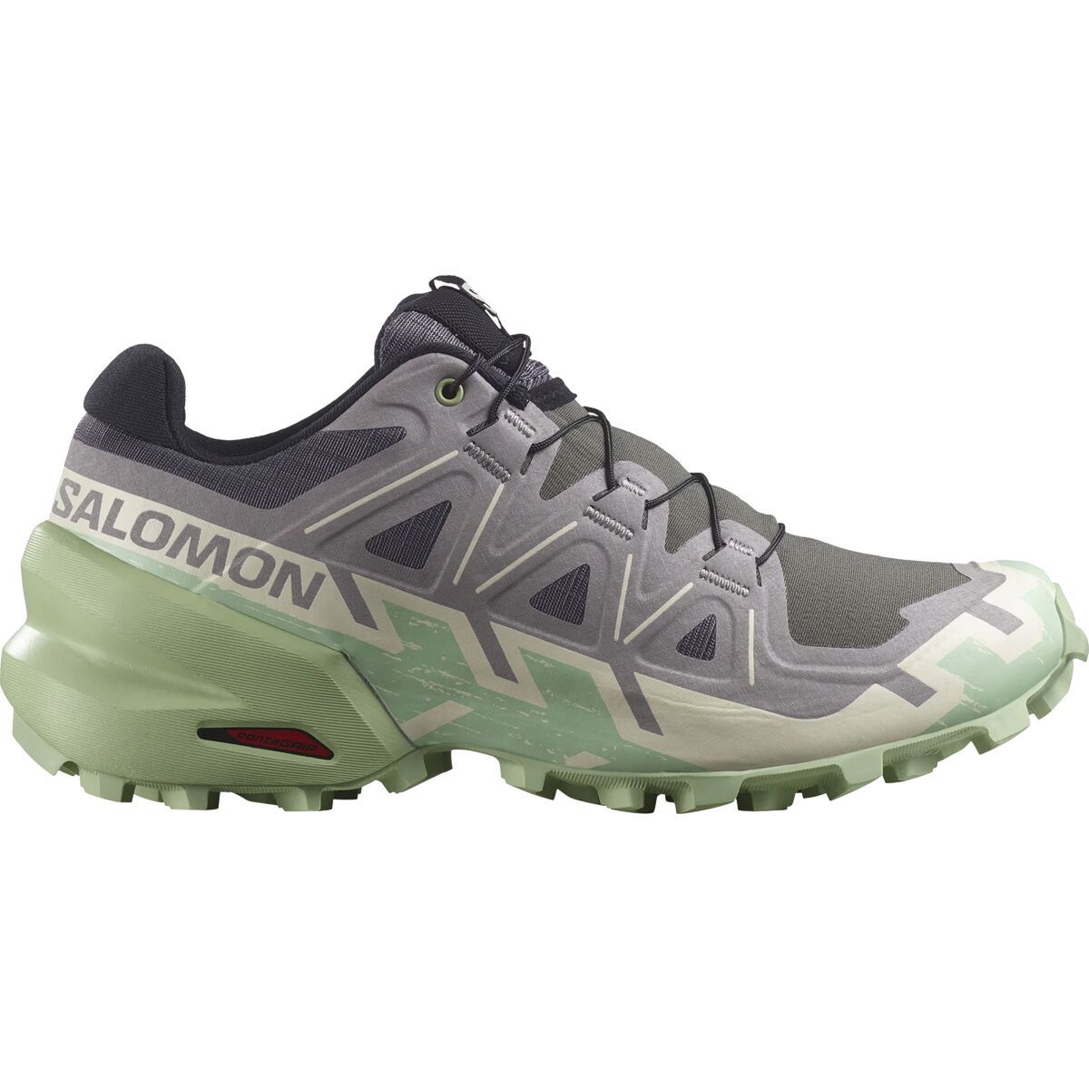 Salomon Women's Speedcross 6 Trail-Running Shoes  in Castlerock/Vanilla Ice