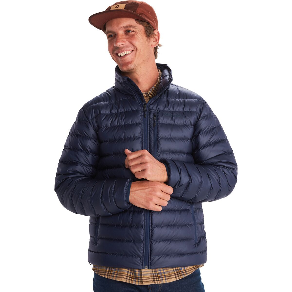 Marmot Highlander Down Jacket - Men's in Arctic Navy