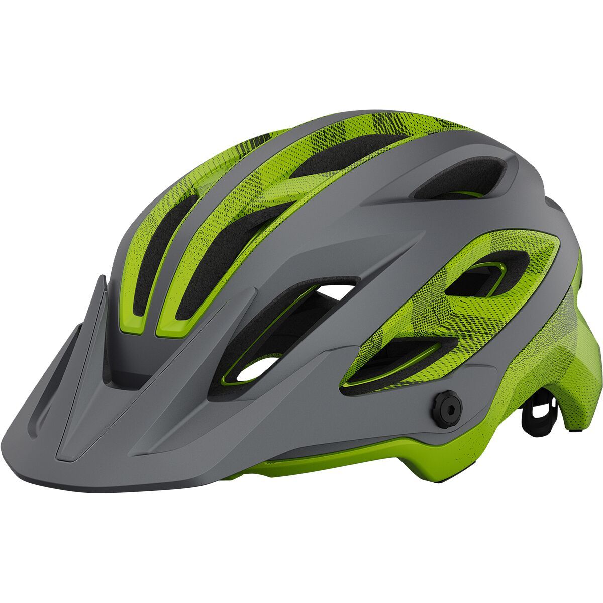 Giro Merit Spherical Mips Bike Helmet in Matte Metallic Black/Ano Lime