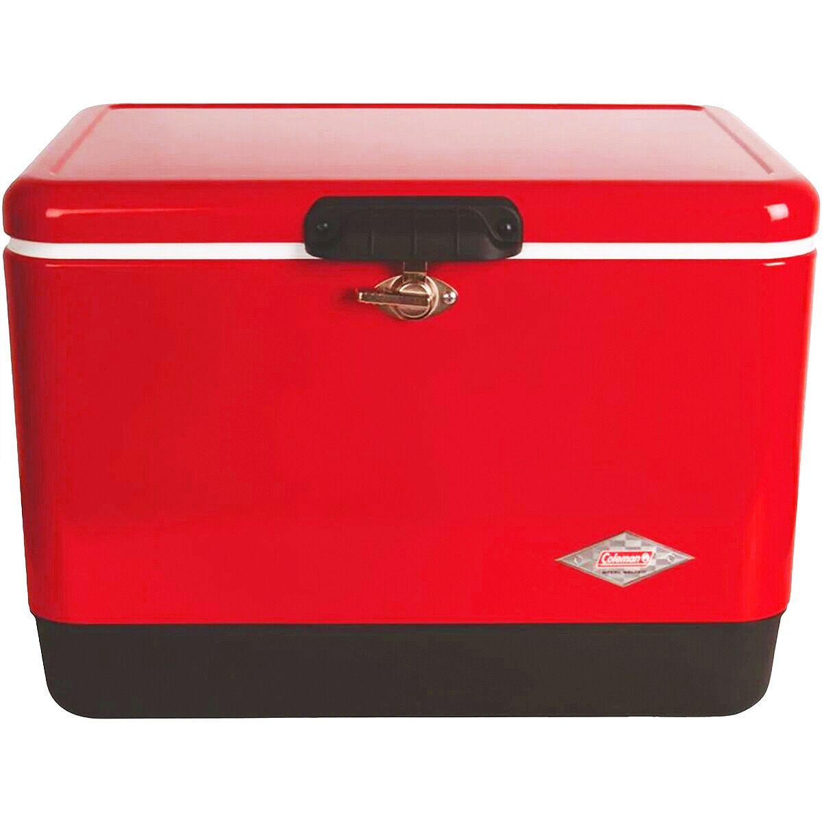 Coleman Vintage Steel Belted Cooler - 54qt Red
