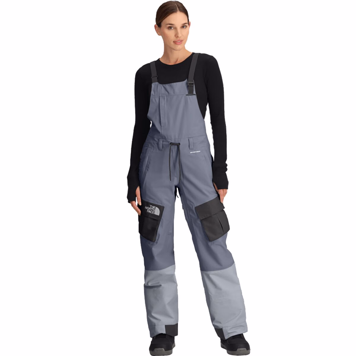 The North Face Women's Dragline Bib Pants  in Blue Flax/Twilight Galaxy