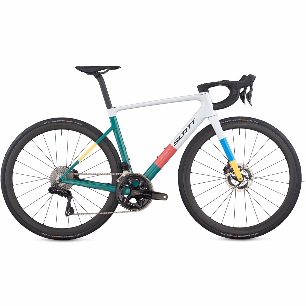 Scott Addict RC Pro Road Bike Beluga Gray/Seashore Green