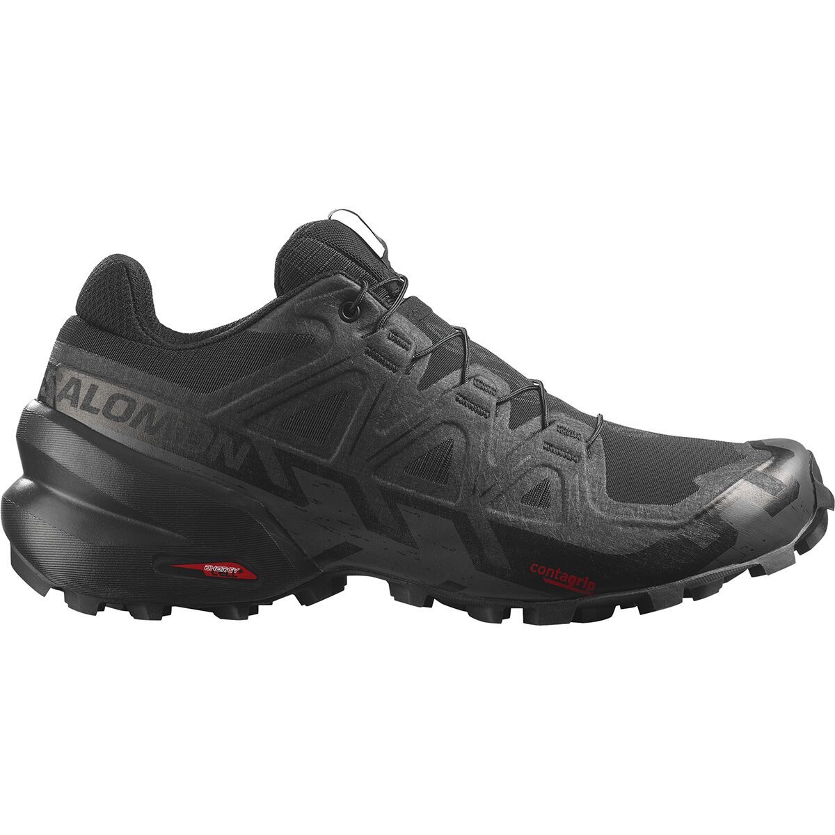 Salomon Women's Speedcross 6 Trail-Running Shoes  in Black/Black