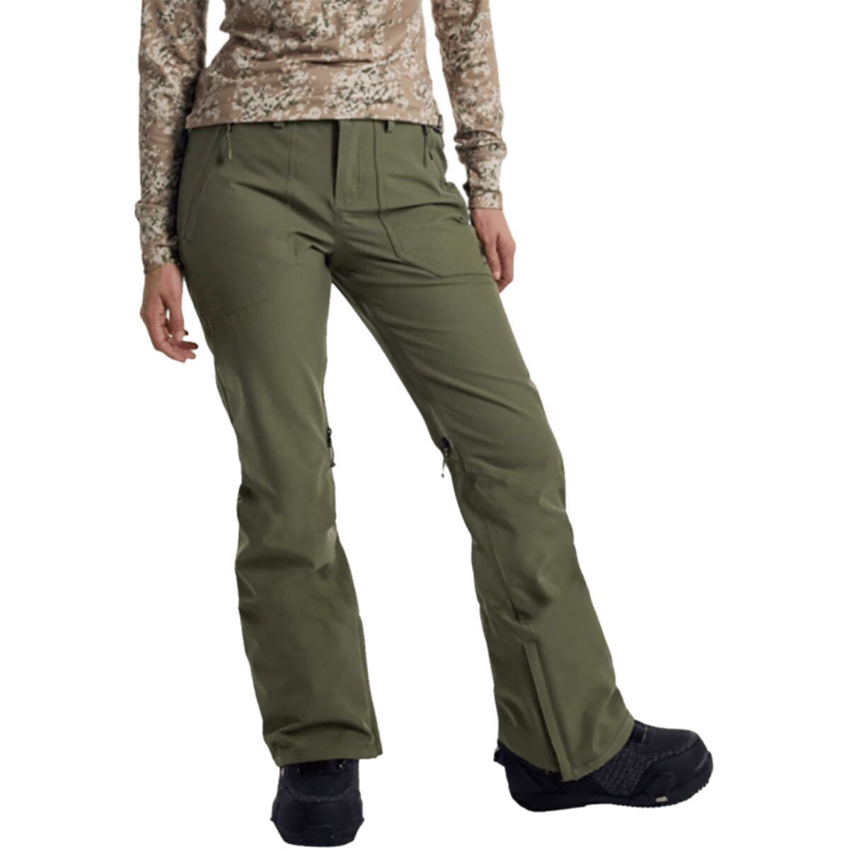 Burton Vida Pants - Women's  in Forest Moss