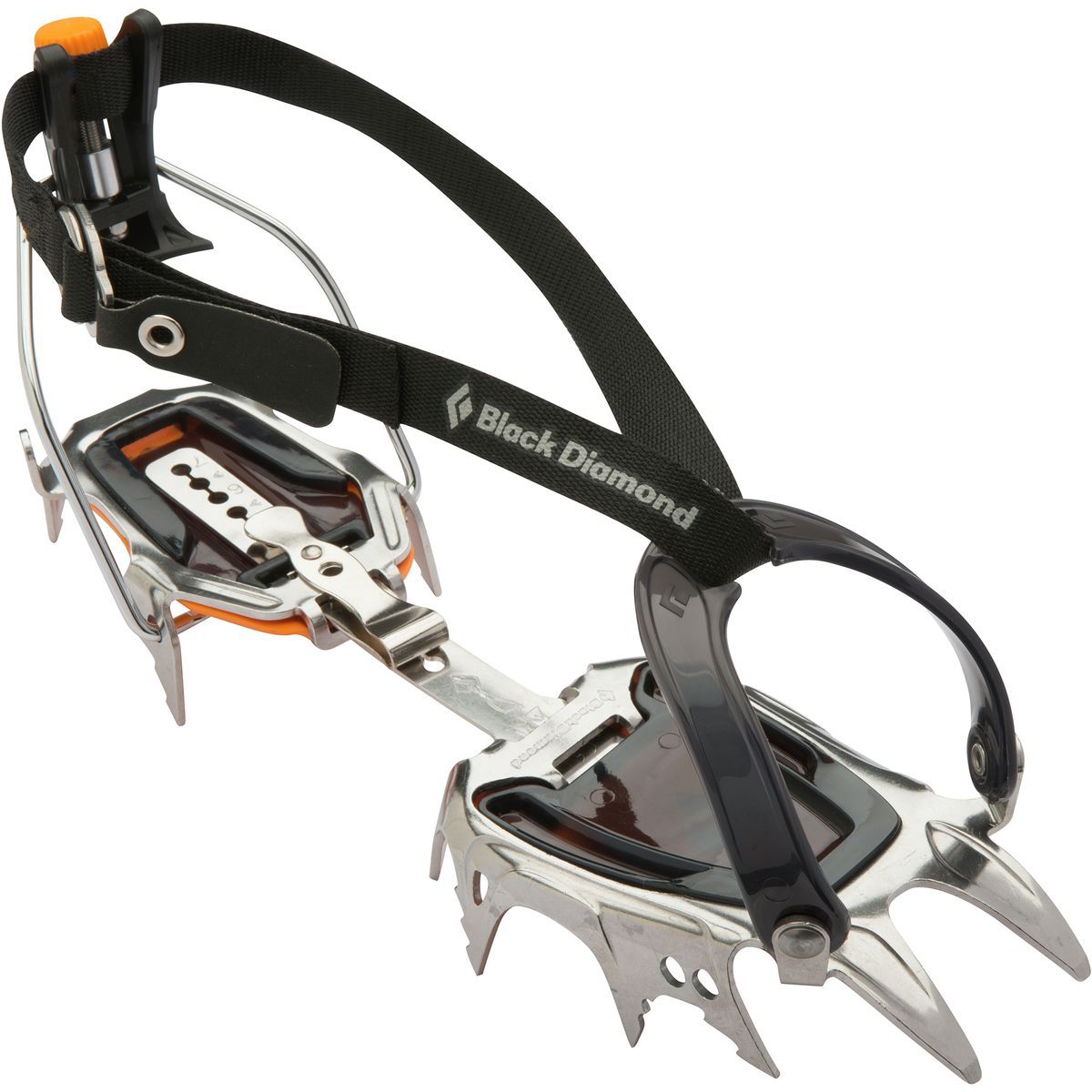 Black Diamond Sabretooth Clip Crampons in Polished