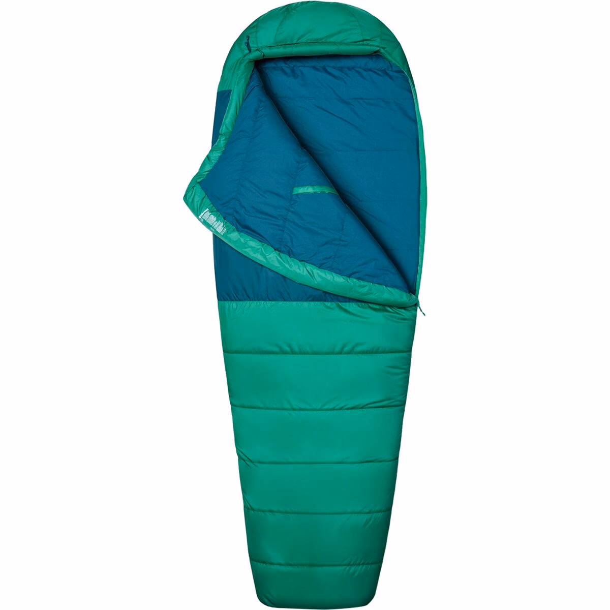 Marmot Lost Coast Sleeping Bag: 30F Down  in Clover/Dark Jungle