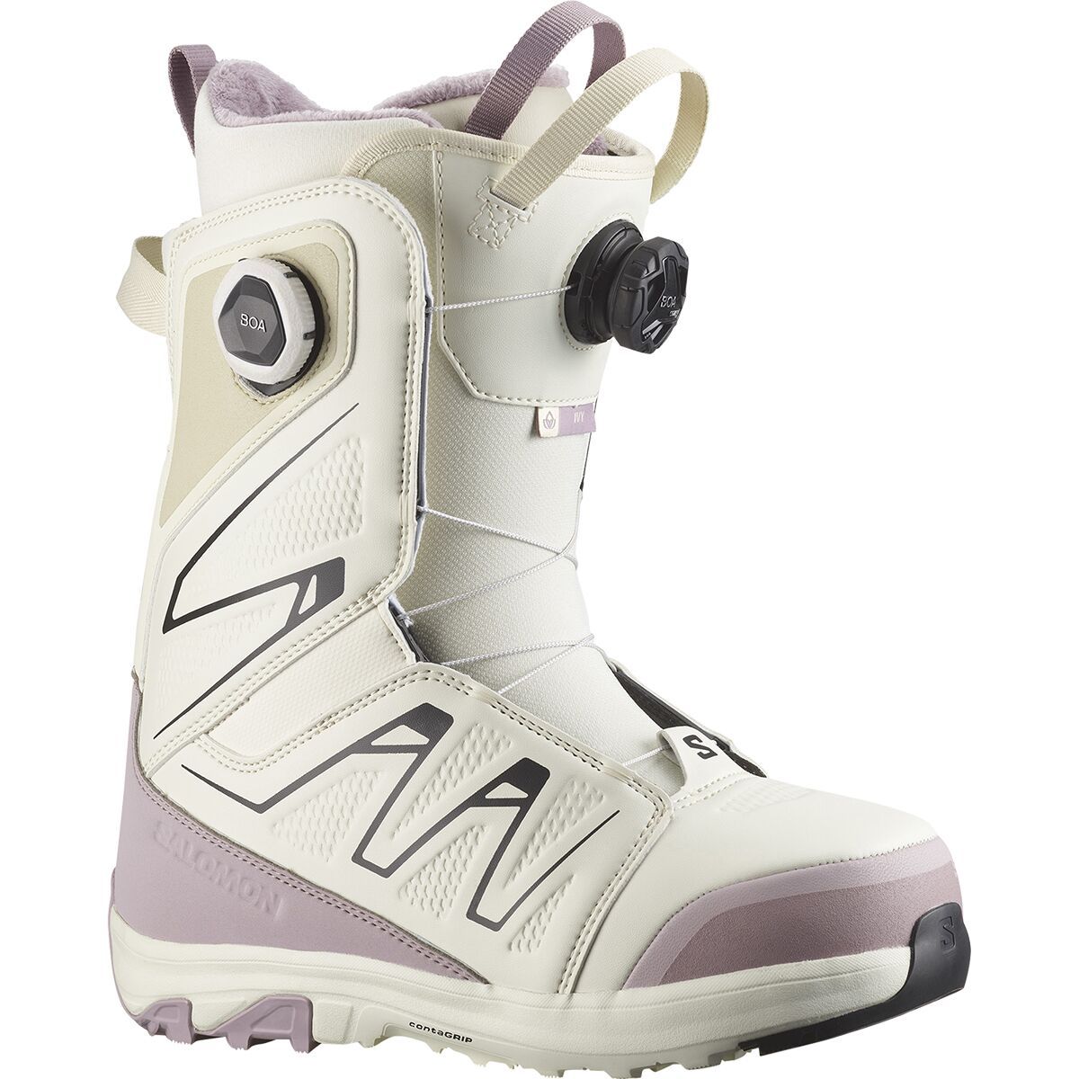Salomon Salomon Ivy SJ BOA Snowboard Boots - Women's in Icicle/Nirvana/Black