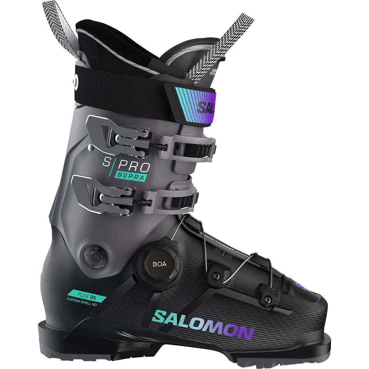 Salomon S/Pro Supra Boa 95 GW Ski Boot Women's  in Black/Beluga/Spearmint