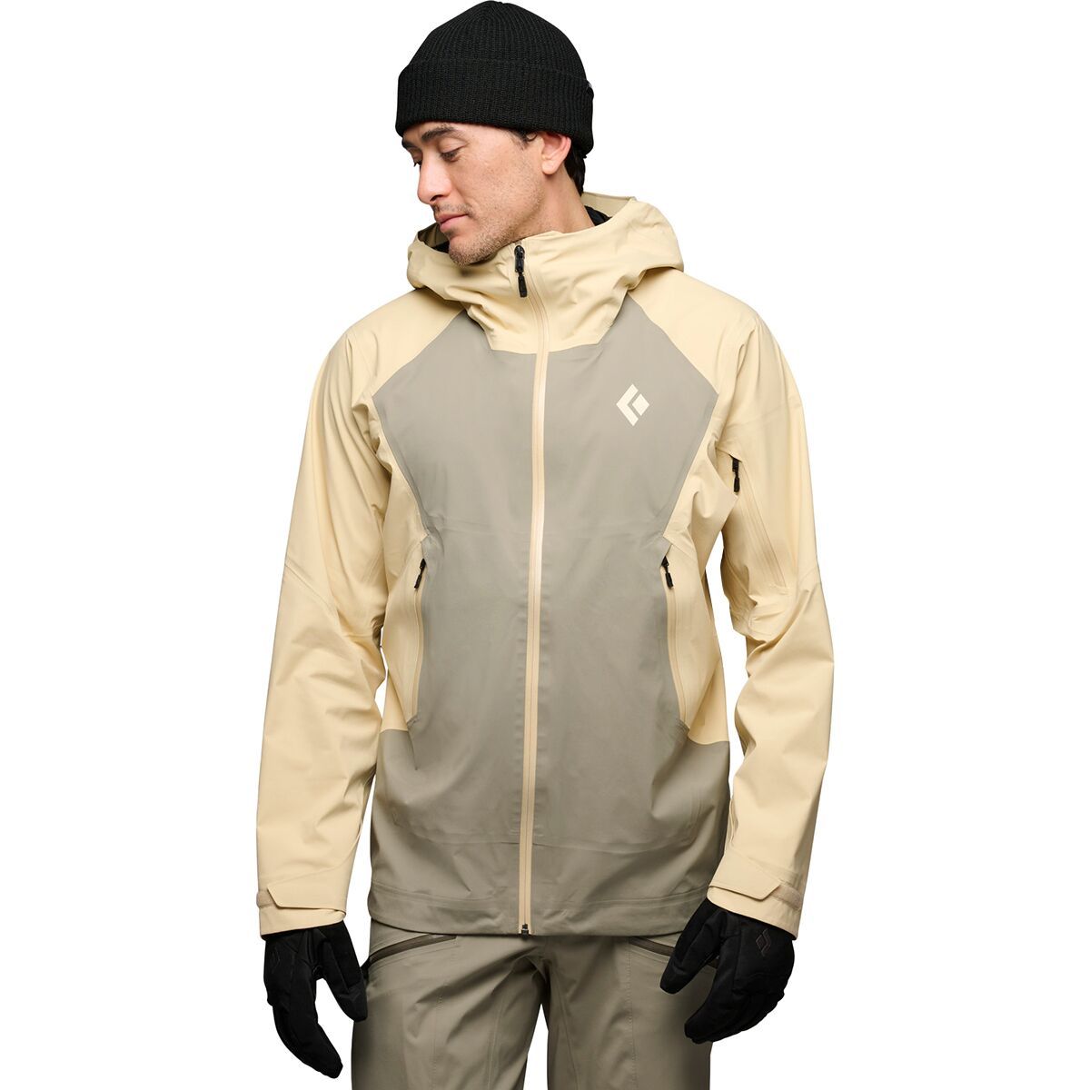 Black Diamond Black Diamond Recon LT Stretch Shell - Men's  in White Oak/Pine Smoke