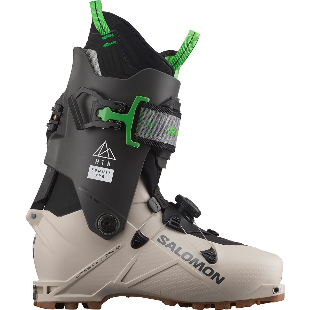 Salomon MTN Summit Pro Touring Boots in Rainy Day/Belluga/Pastel Neon