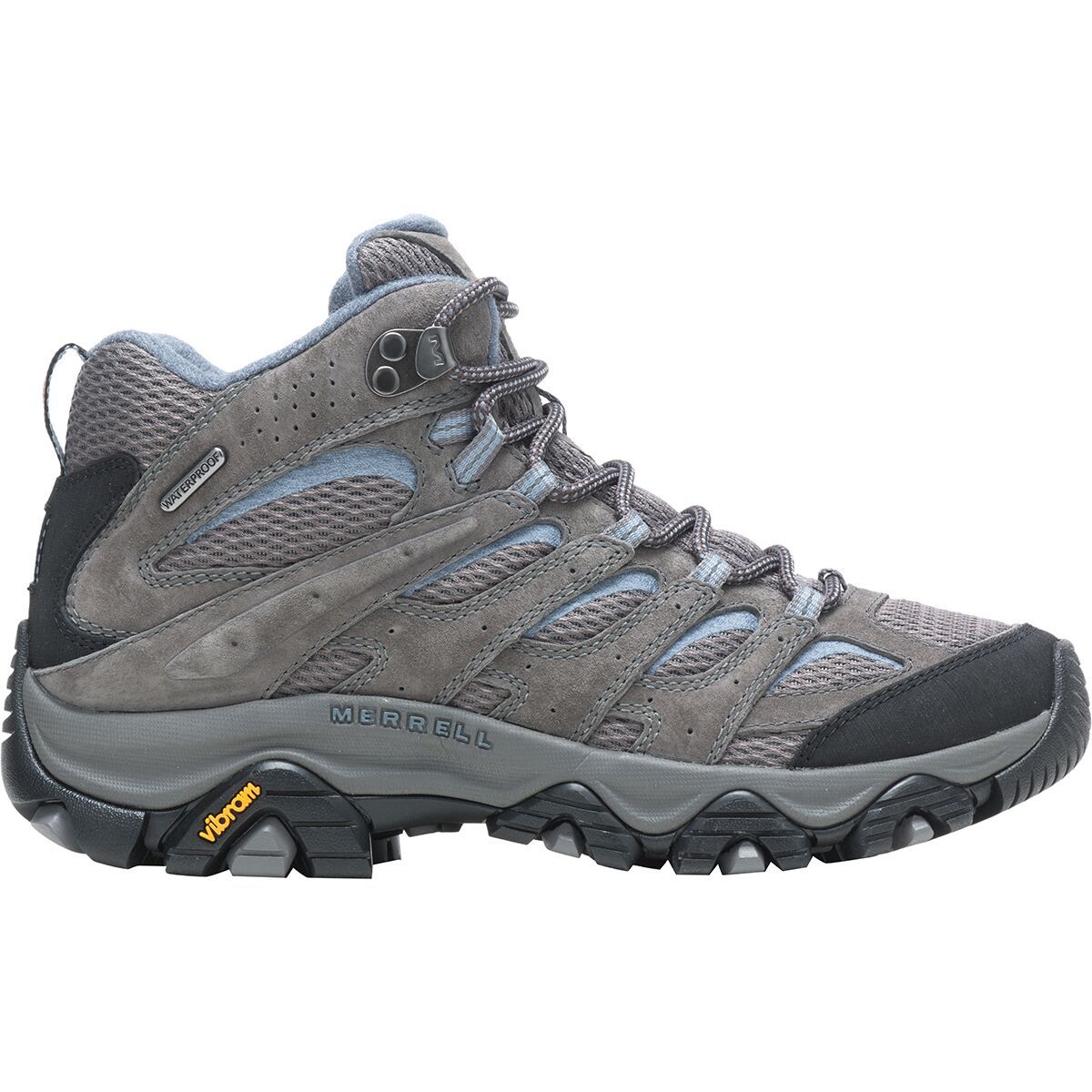 Merrell Women's Moab 3 Mid Waterproof Hiking Boots in Granite