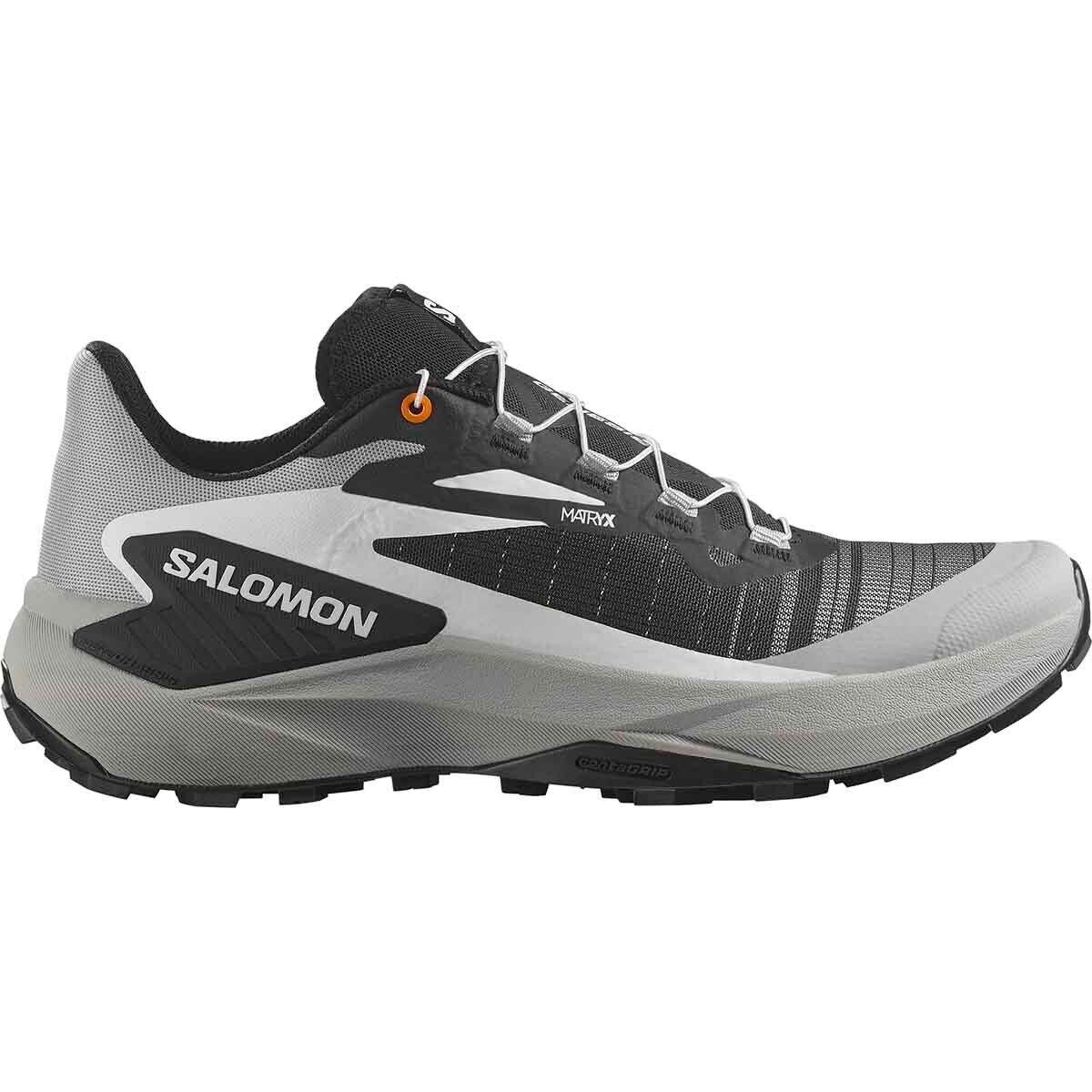 Salomon Salomon Men's Genesis Trail-Running Shoes in Black/Alloy
