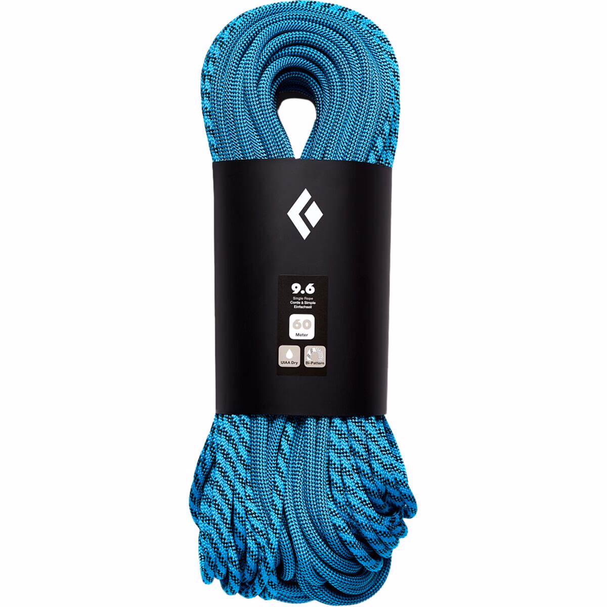 Black Diamond Bi-Pattern 9.6 mm Dry Rope Blue