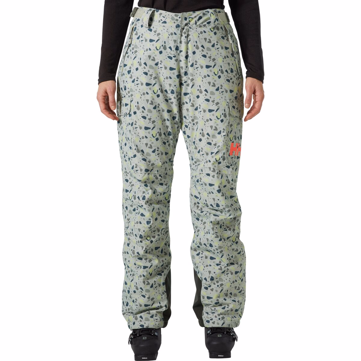 Helly Hansen Women's Switch Cargo Insulated Snow Pants Mellow Gray Granite