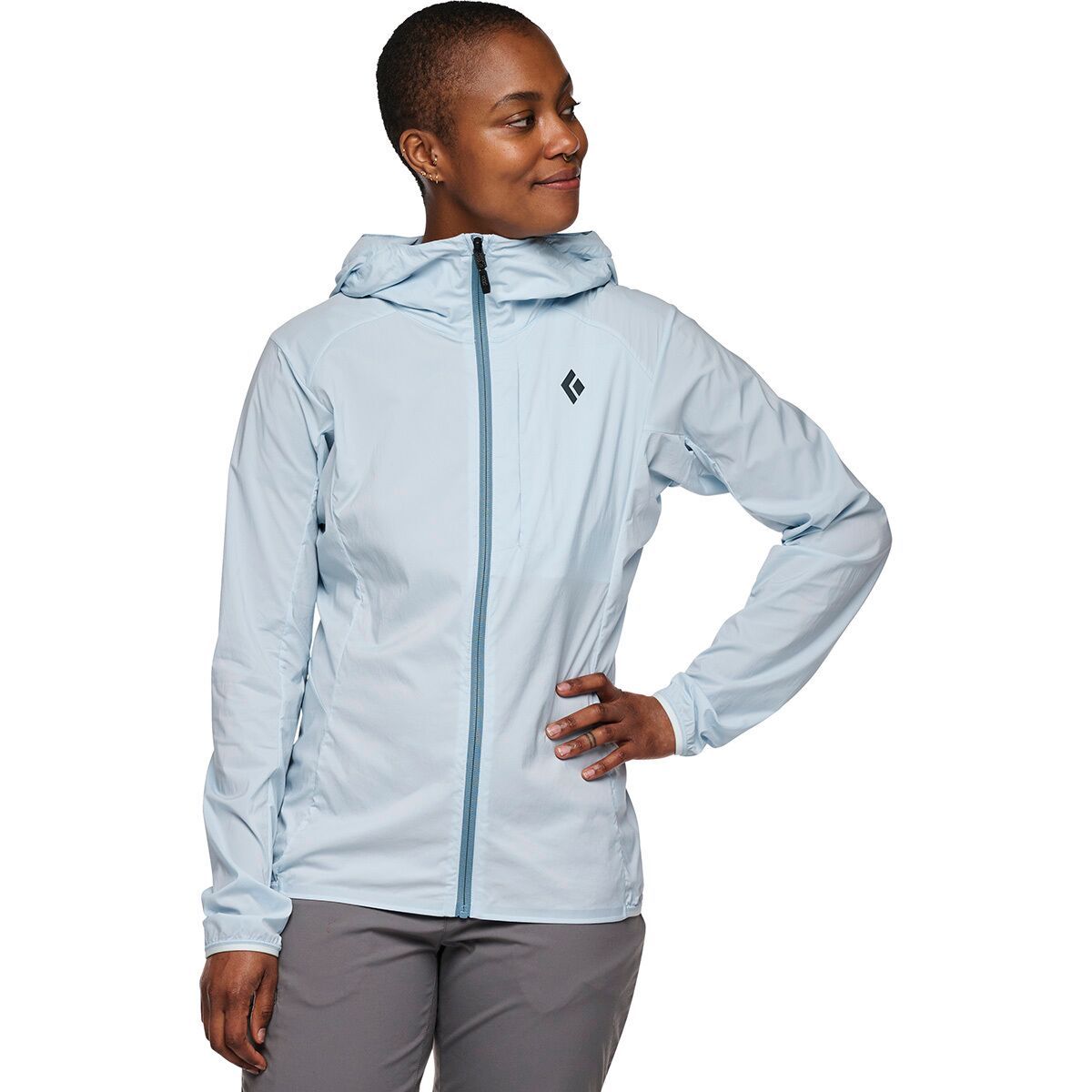 Black Diamond Black Diamond Alpine Start Hooded Jacket - Women's in Belay Blue