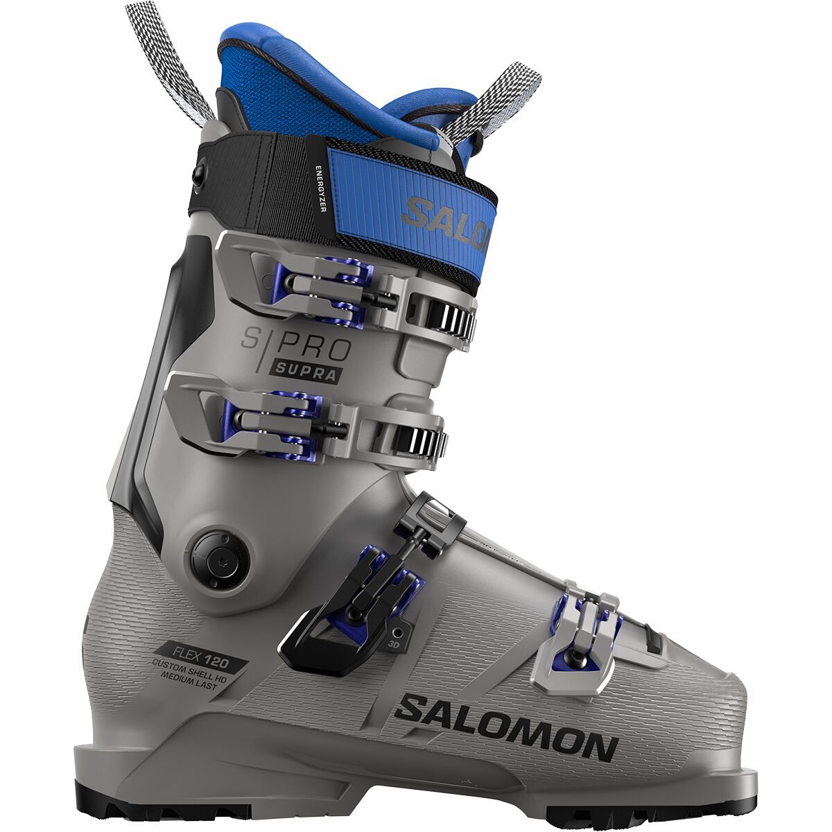 Salomon Salomon S/Pro Supra 120 GW Boots in Steel Gray/Black/Race Blue