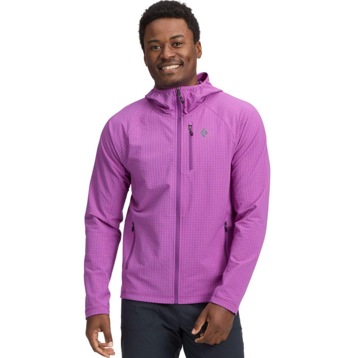 Black Diamond Coefficient Storm Hooded Pullover Jacket - Men's in Bd Purple