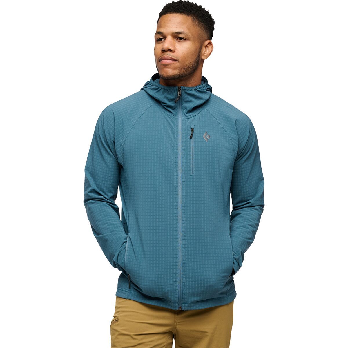 Black Diamond Black Diamond Coefficient Storm Hooded Pullover Jacket - Men's in Creek Blue