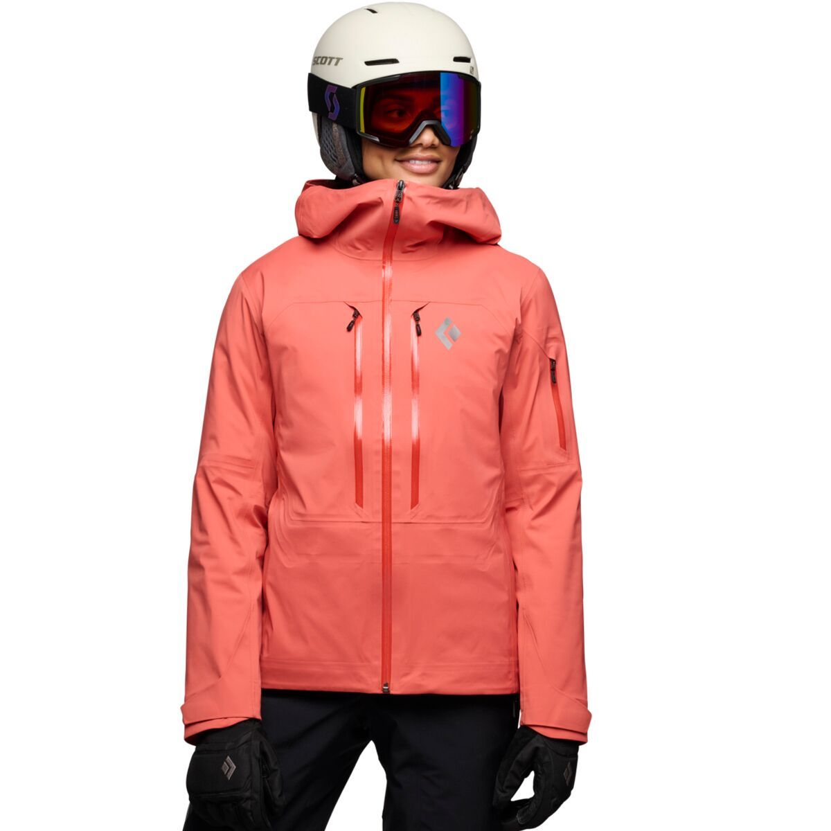 Black Diamond Black Diamond Recon LT Shell Jacket - Women's  in Baja Sunrise