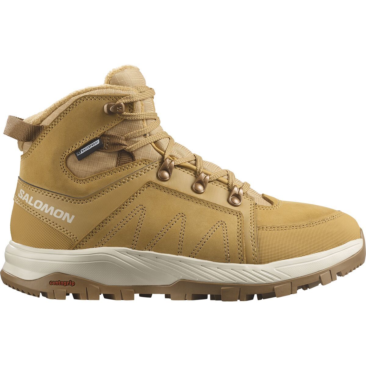 Salomon Salomon Women's Outchill Thinsulate Climasalomon Boots in Taffy/Almond Milk/Rawhide
