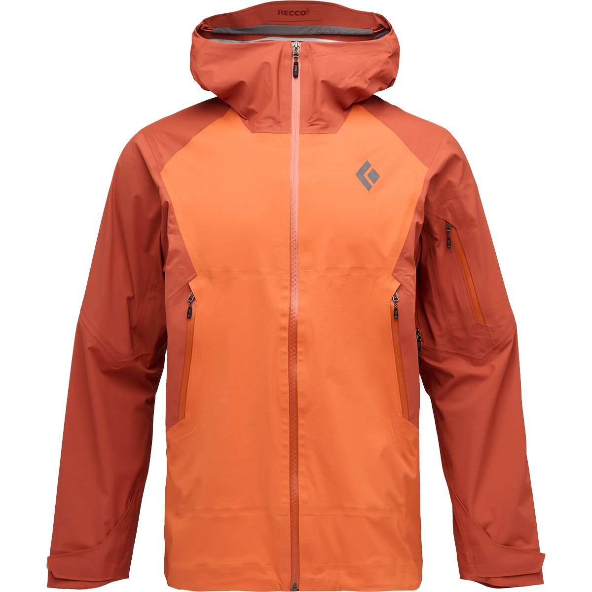 Black Diamond Black Diamond Recon LT Stretch Shell - Men's  in Saffron/Burnt Sienna