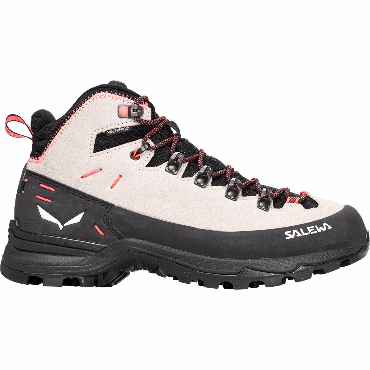 Salewa Alp Mate Winter Mid WP Hiking Boots - Women's Oatmeal/Black
