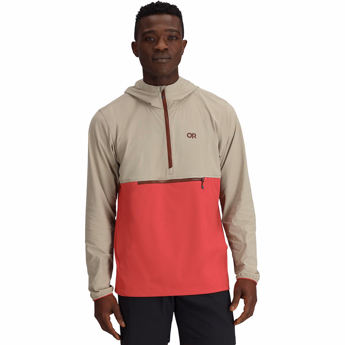 Outdoor Research Men's Ferrosi Anorak Jacket Pro Khaki/Moondust