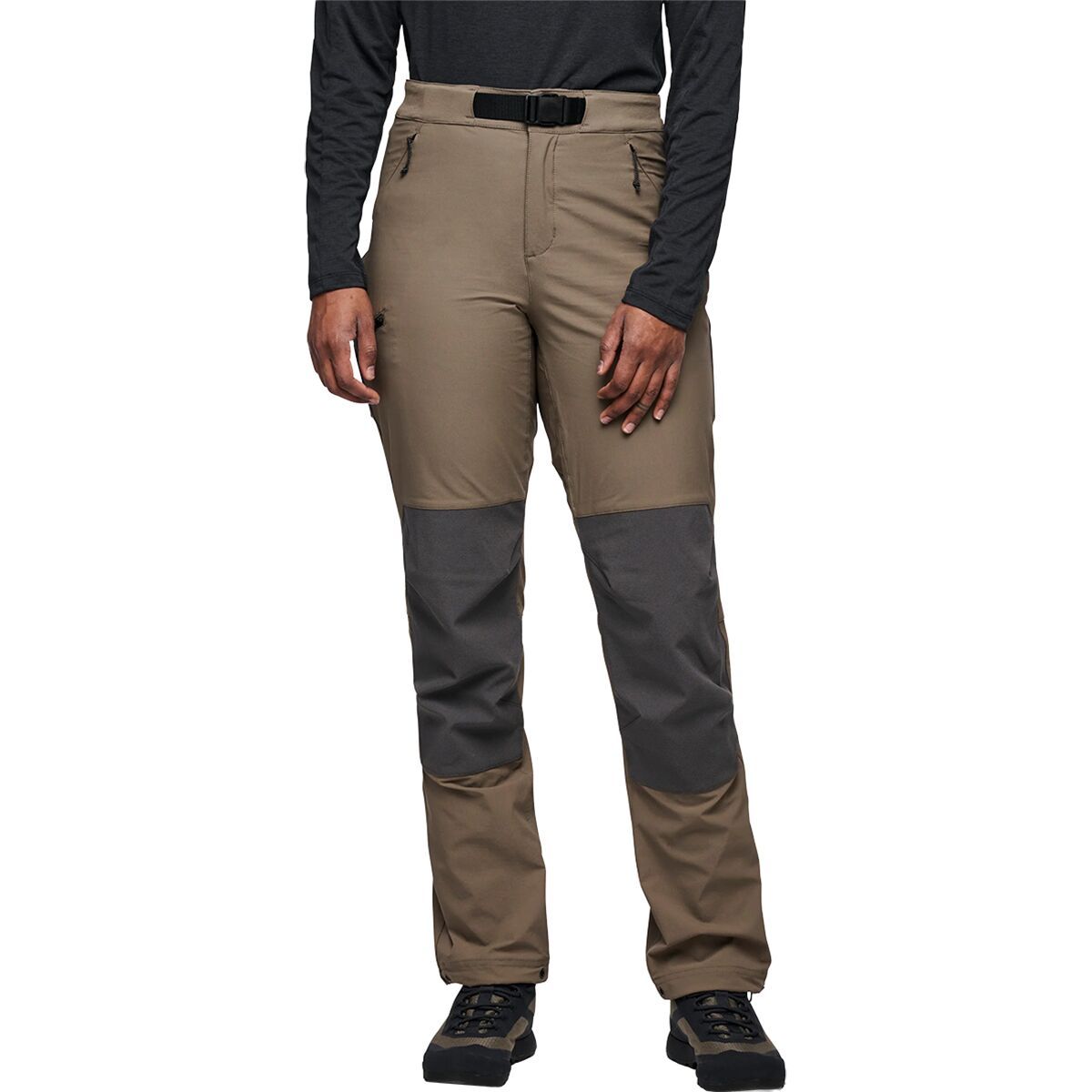 Black Diamond Black Diamond Women's Alpine Hybrid Pants in Walnut/Anthracite