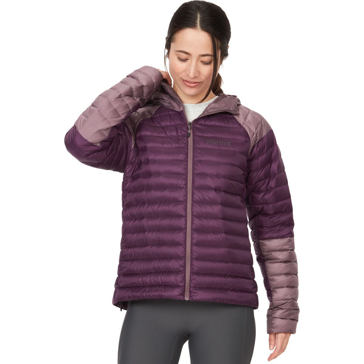 Marmot Hype Down Hoodie Women's Hazy Purple/Purple Fig