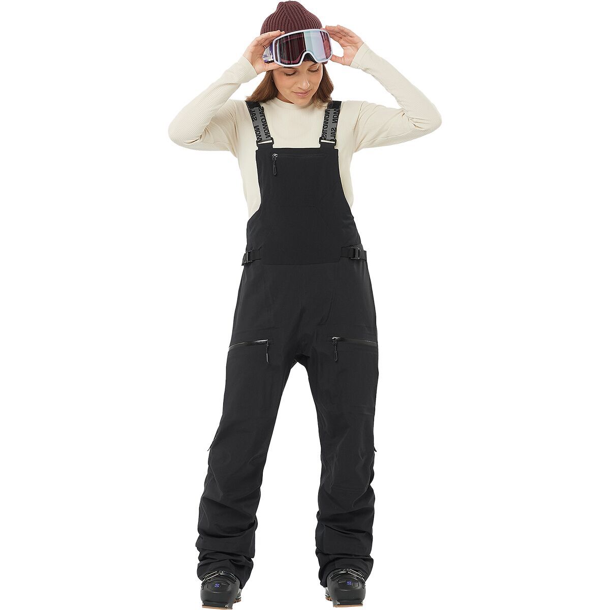 Salomon Absolute Bibs - Women's in Deep Black