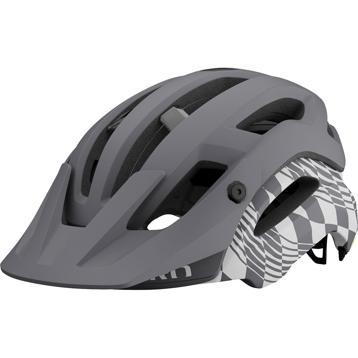 Giro Manifest Spherical Mips Bike Helmet  in Matte Charcoal Rush