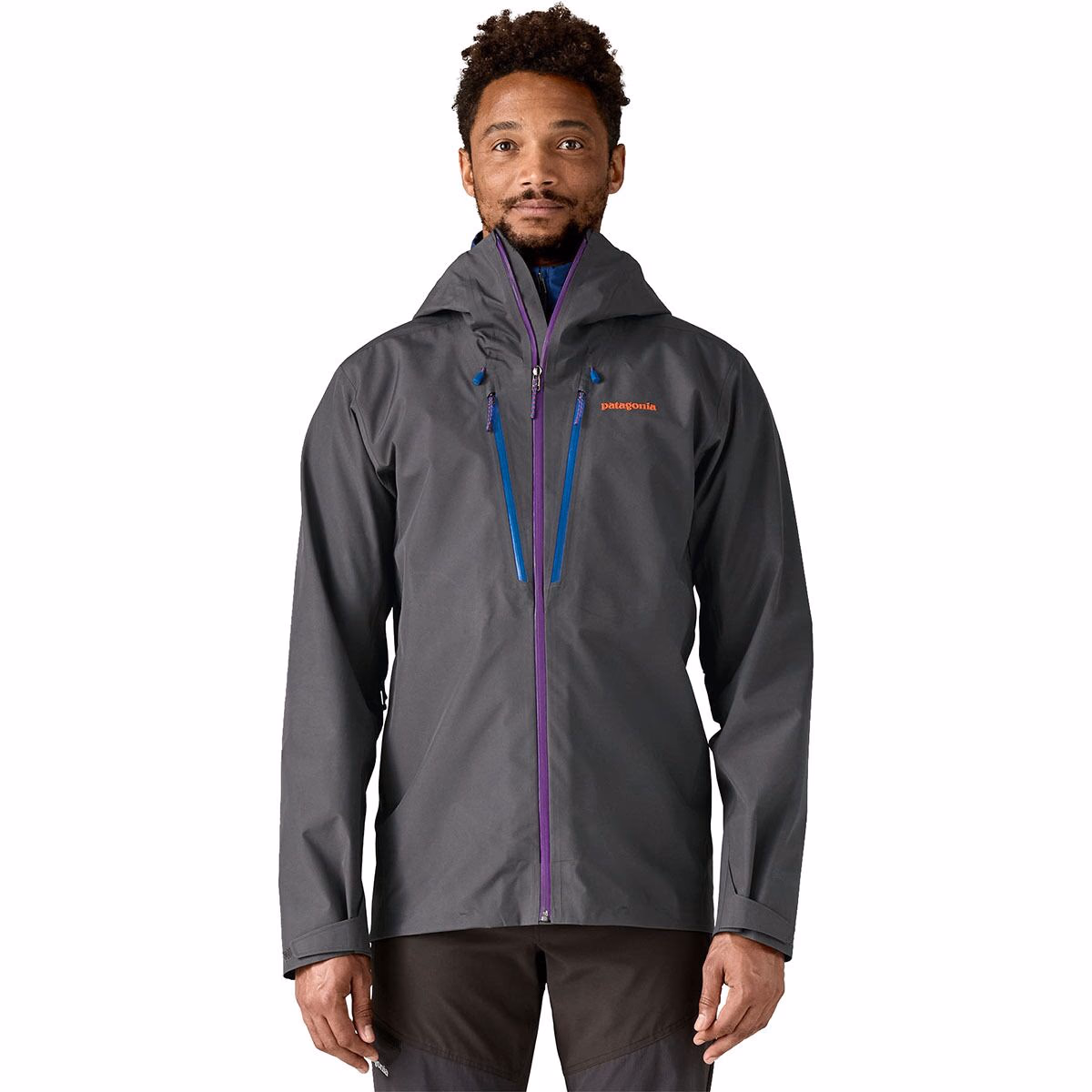 Patagonia Men's Triolet Jacket Forge Gray/P6 Blue