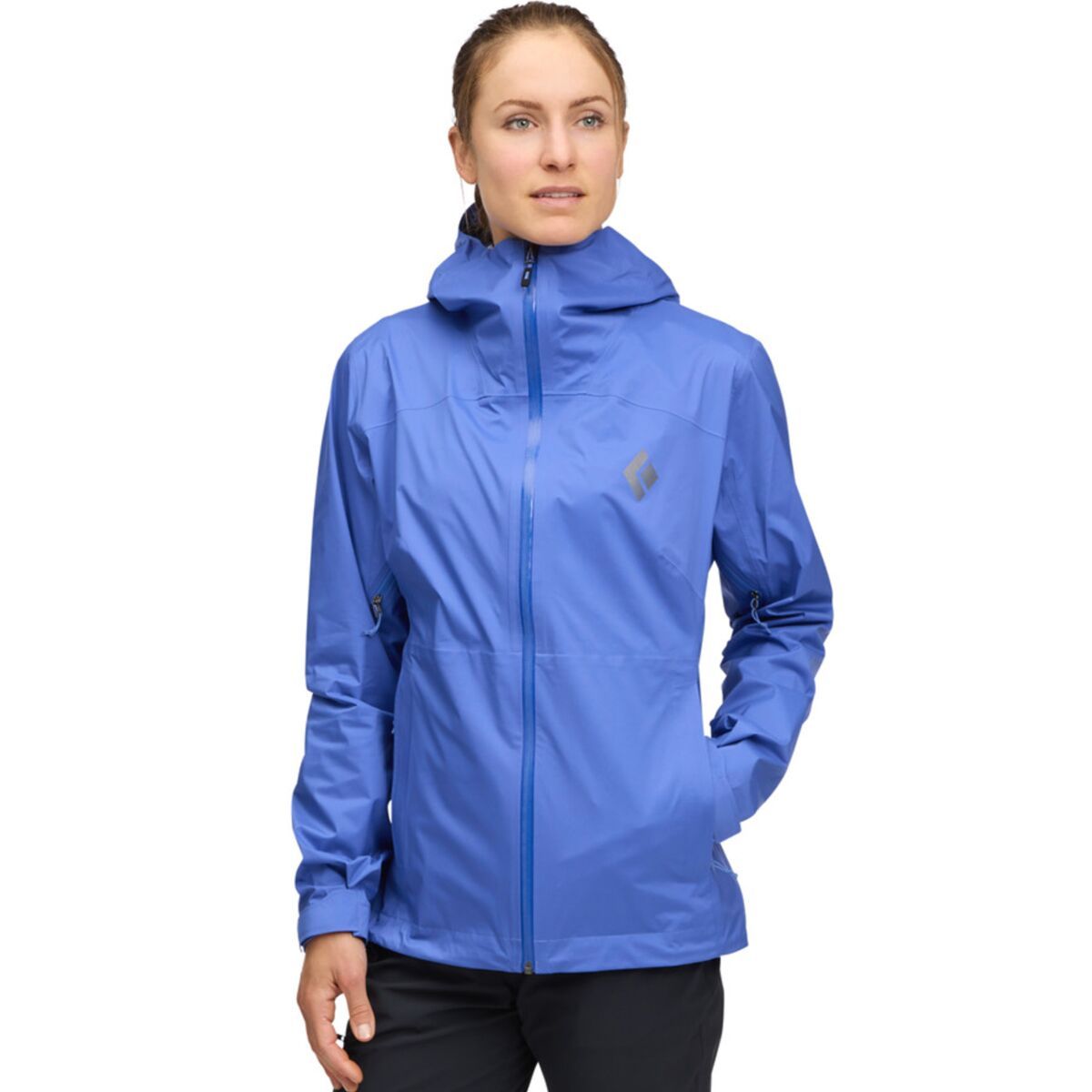 Black Diamond Black Diamond Fineline Stretch Rain Shell - Women's in Clean Blue
