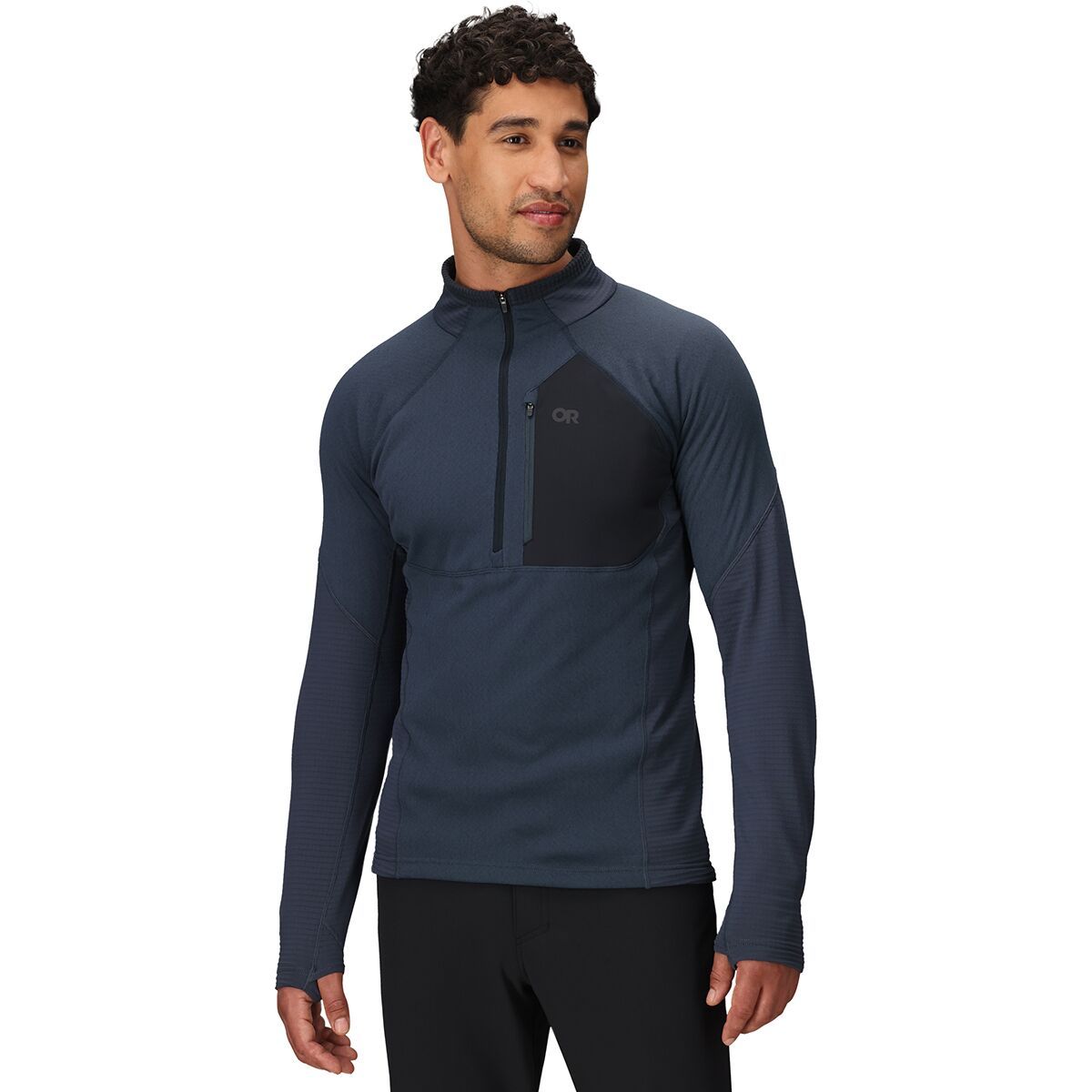 Outdoor Research Men's Deviator Fleece 1/2-Zip Jacket  in Atlantic