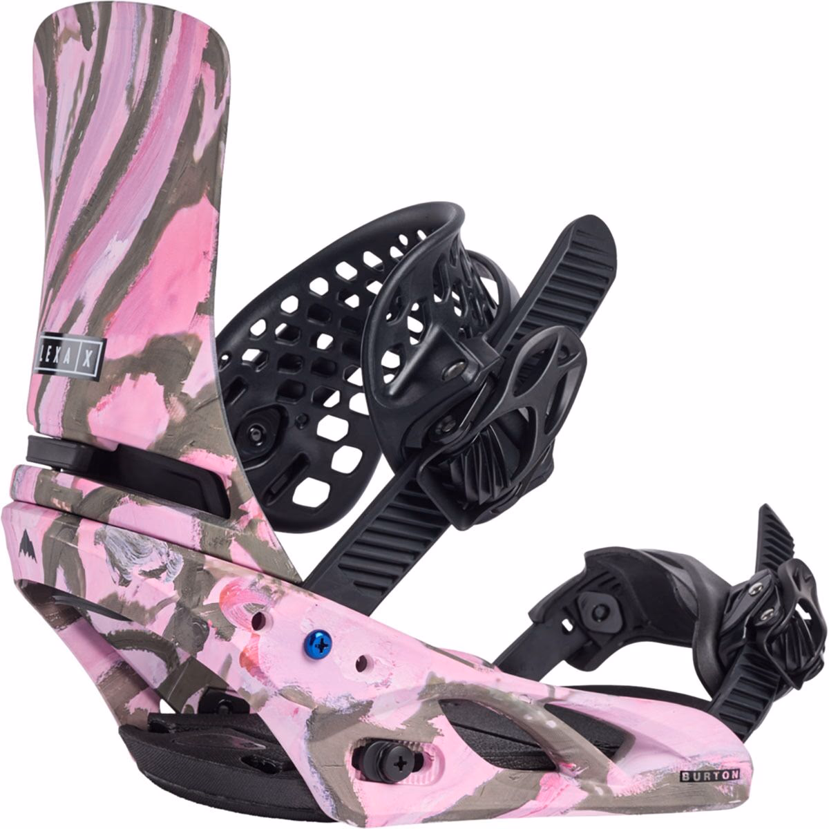 Burton Lexa X Re:Flex Snowboard Binding - Women's  in Gray/Pink