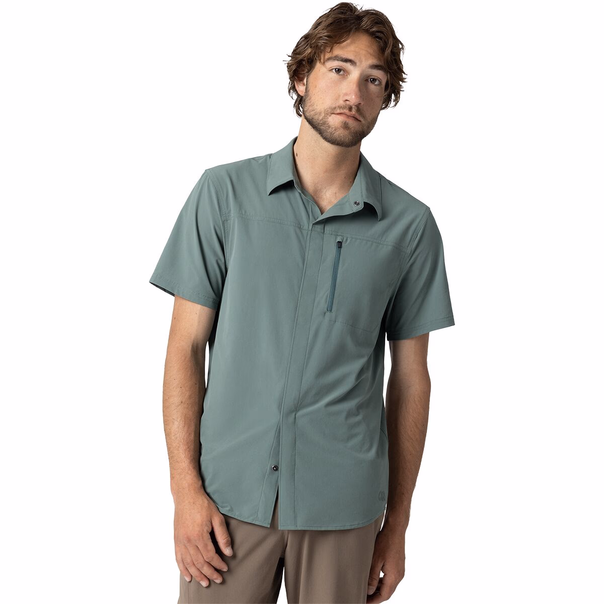 Outdoor Research Men's Astroman Short-Sleeve Sun Shirt Malachite