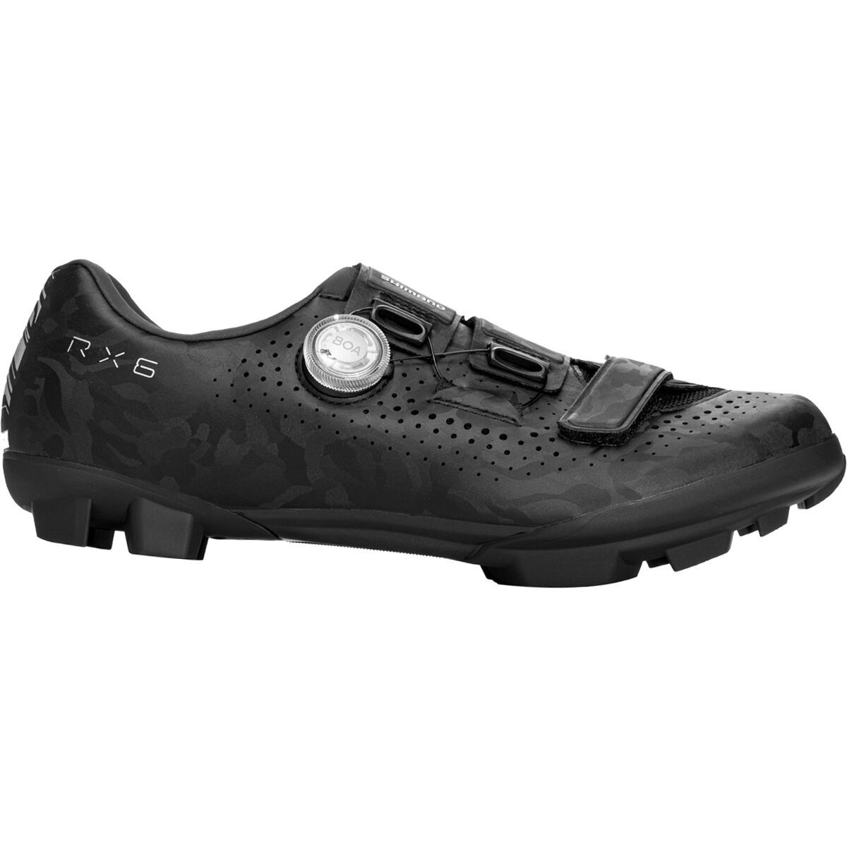 Shimano Men's RX 6 Gravel Bike Shoes  in Black