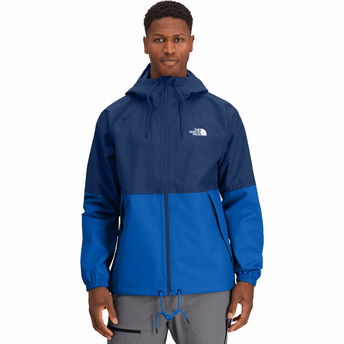 The North Face The North Face Antora Rain Hooded Jacket - Men's in Estate Blue/Hero Blue