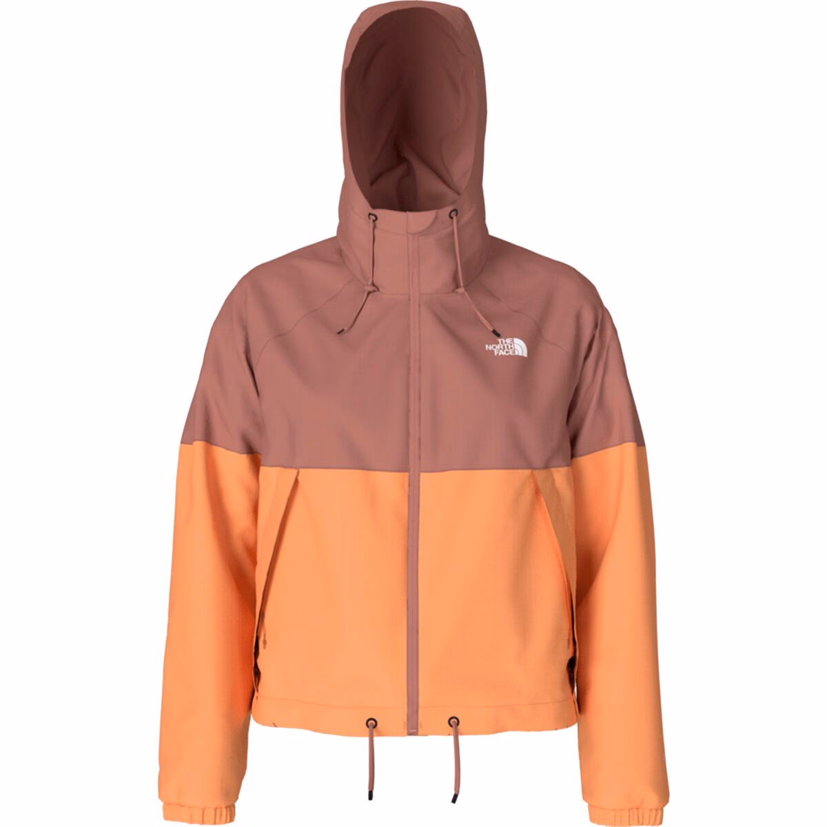 The North Face Antora Rain Hooded Jacket - Women's  in Peach Granite/Light Mahogany