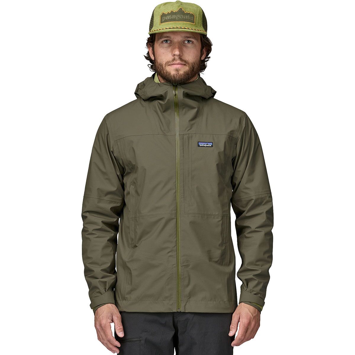 Patagonia Boulder Fork Rain Jacket - Men's in Basin Green