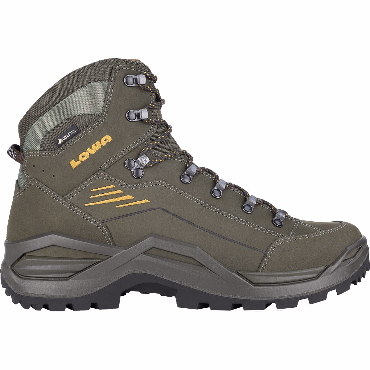 Lowa Men's Renegade Evo GTX Mid Hiking Boots Olive/Mustard