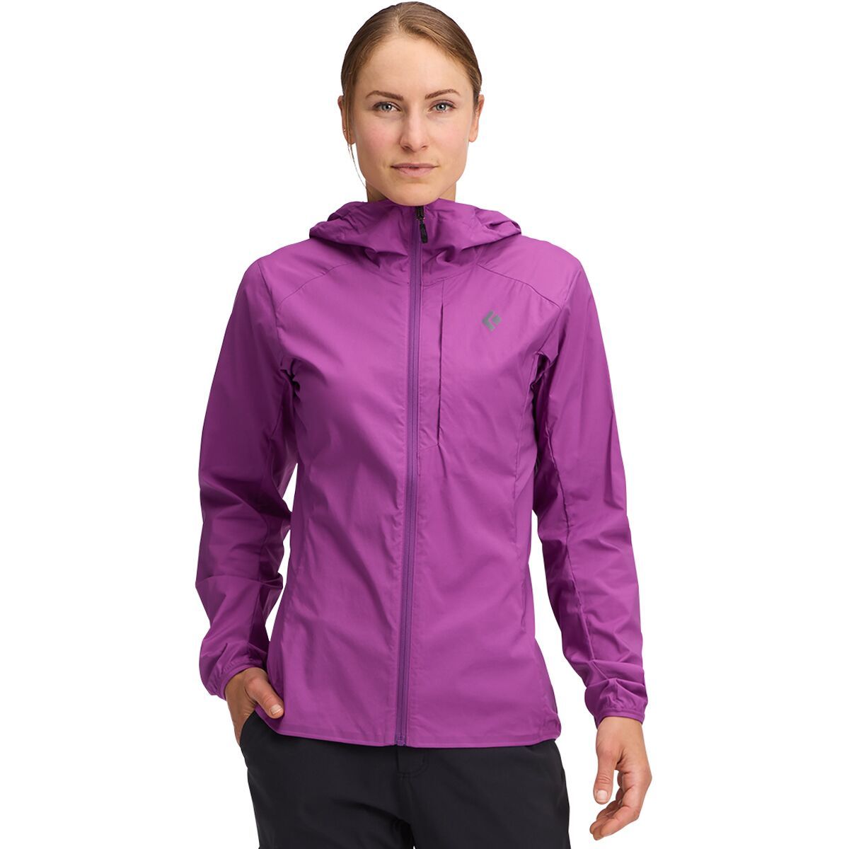 Black Diamond Alpine Start Hooded Jacket - Women's in Bd Purple