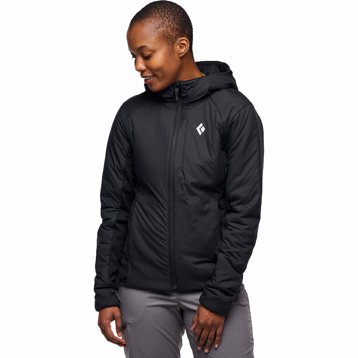 Black Diamond Women's First Light Hybrid Hoody Black