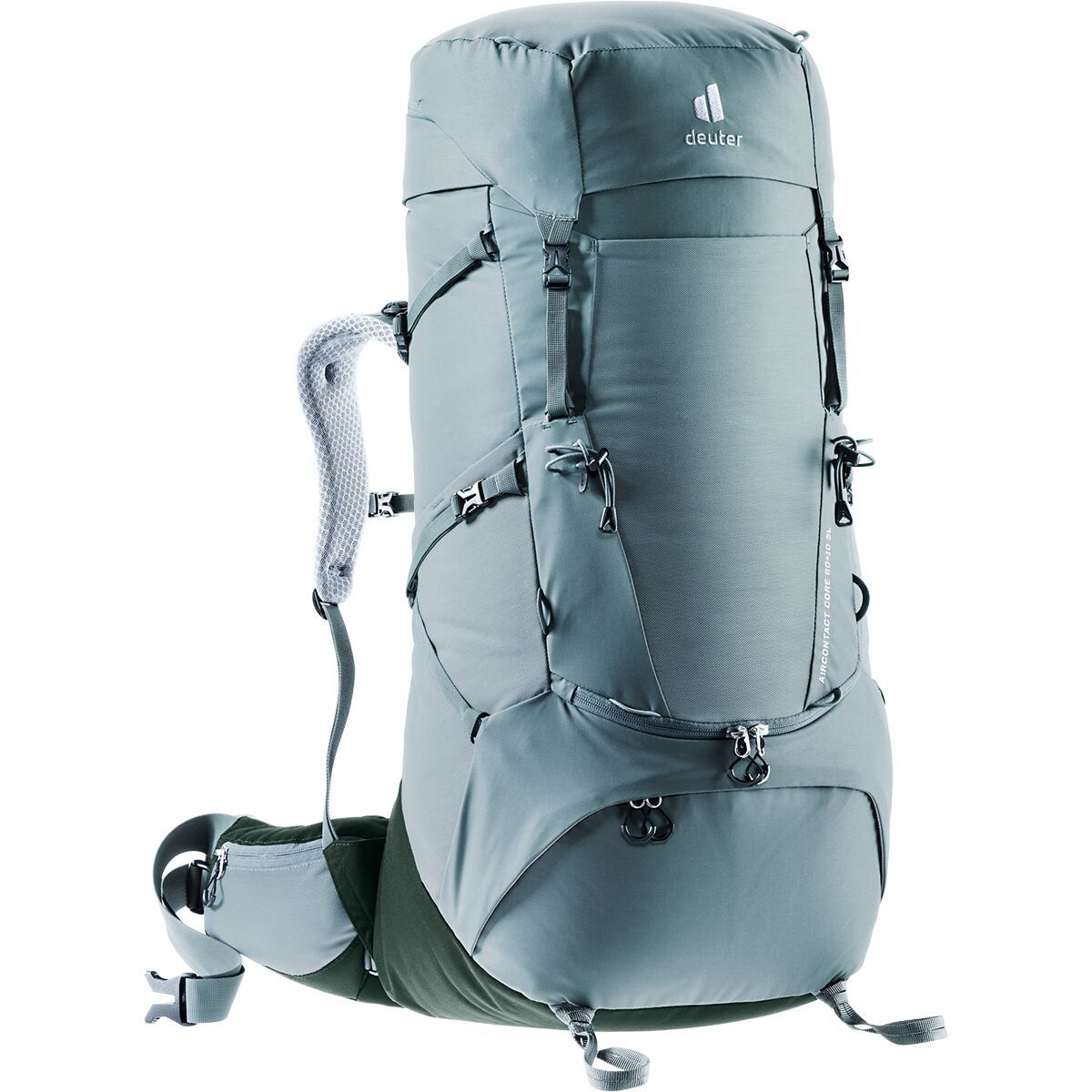 Deuter Women's Aircontact Core 60 + 10 SL Pack in Shale/Ivy