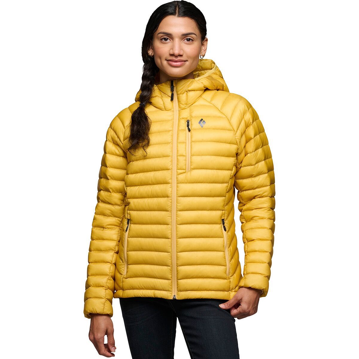 Black Diamond Black Diamond Approach Down Hooded Jacket - Women's in Soft Ochre