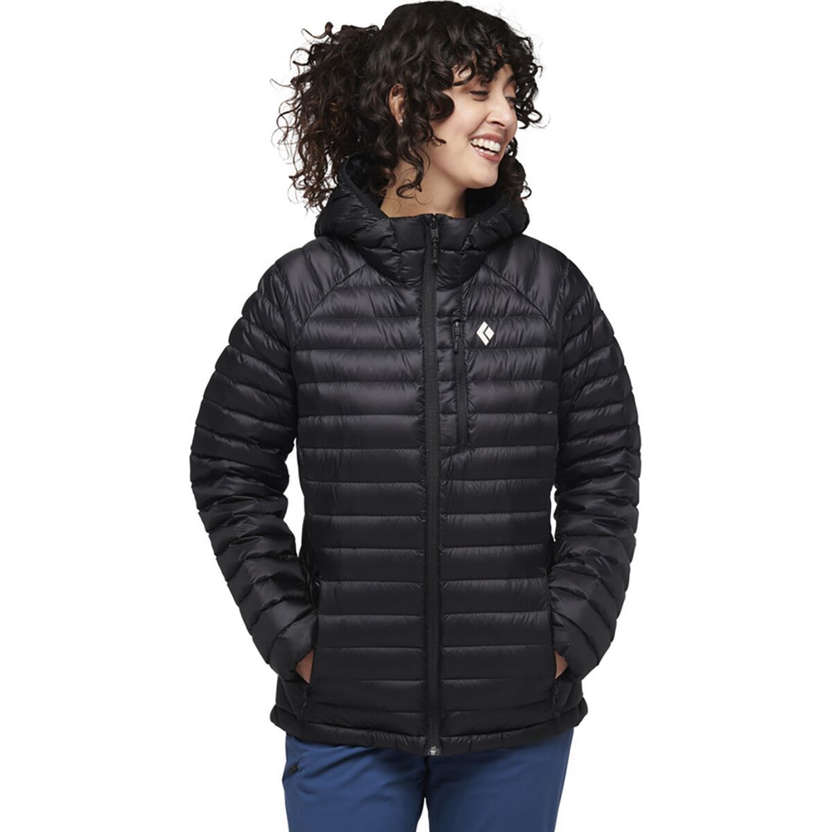 Black Diamond Black Diamond Approach Down Hooded Jacket - Women's in Black