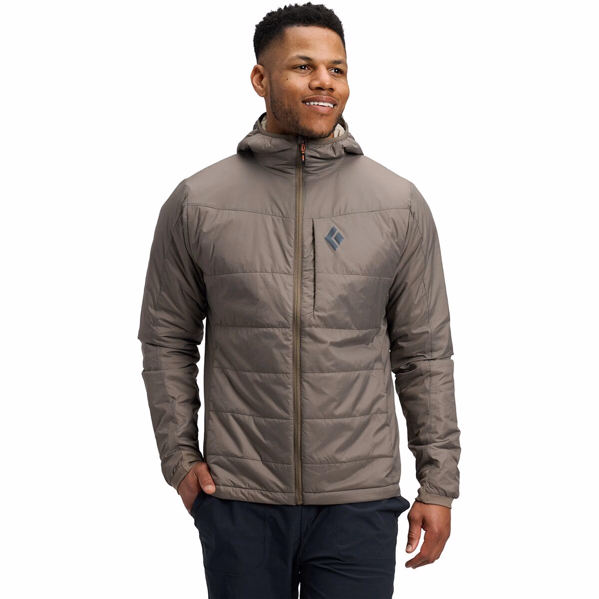 Black Diamond Black Diamond Men's Solution 2.0 Insulated Hoody in Walnut