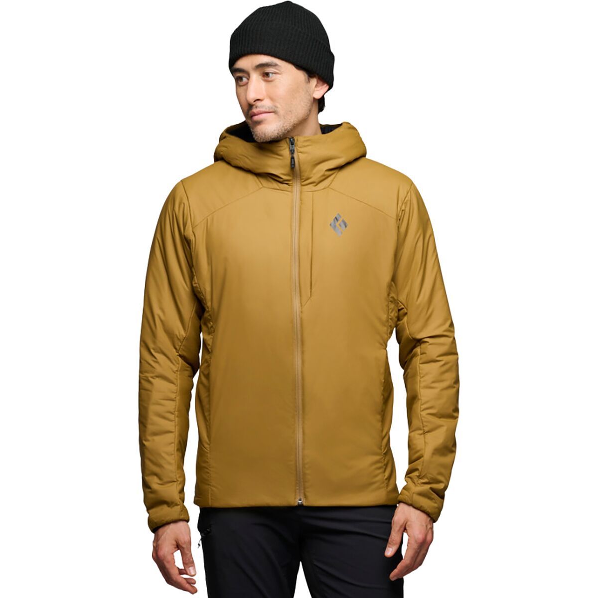 Black Diamond Black Diamond First Light Stretch Hooded Jacket - Men's in Flax