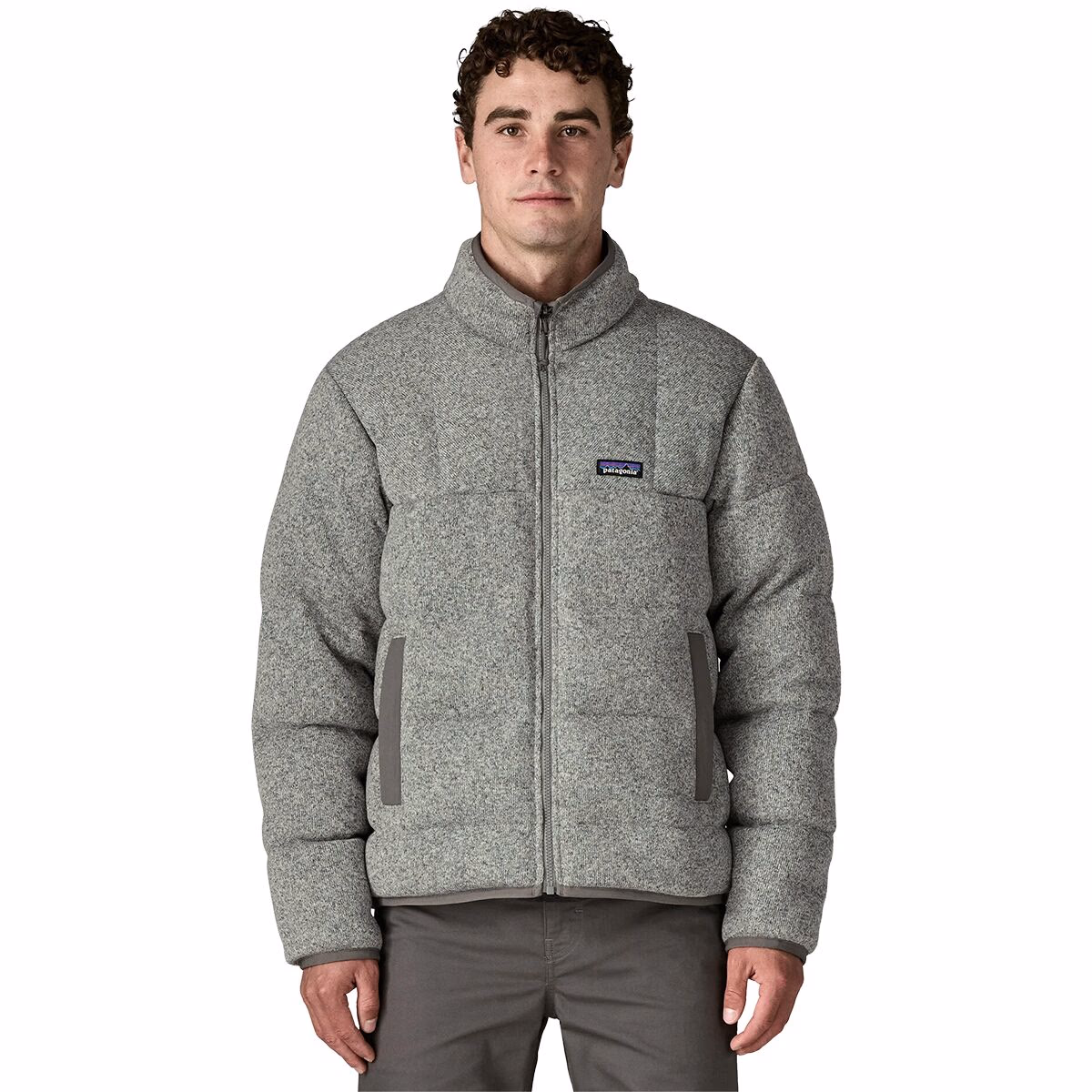 Patagonia Men's Reversible Down Better Sweater Stonewash