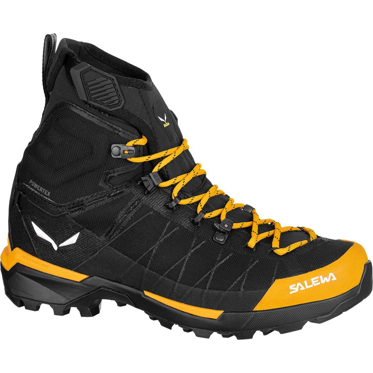 Salewa Ortles Light Mid PTX Mountaineering Boots - Men's  in Gold/Black